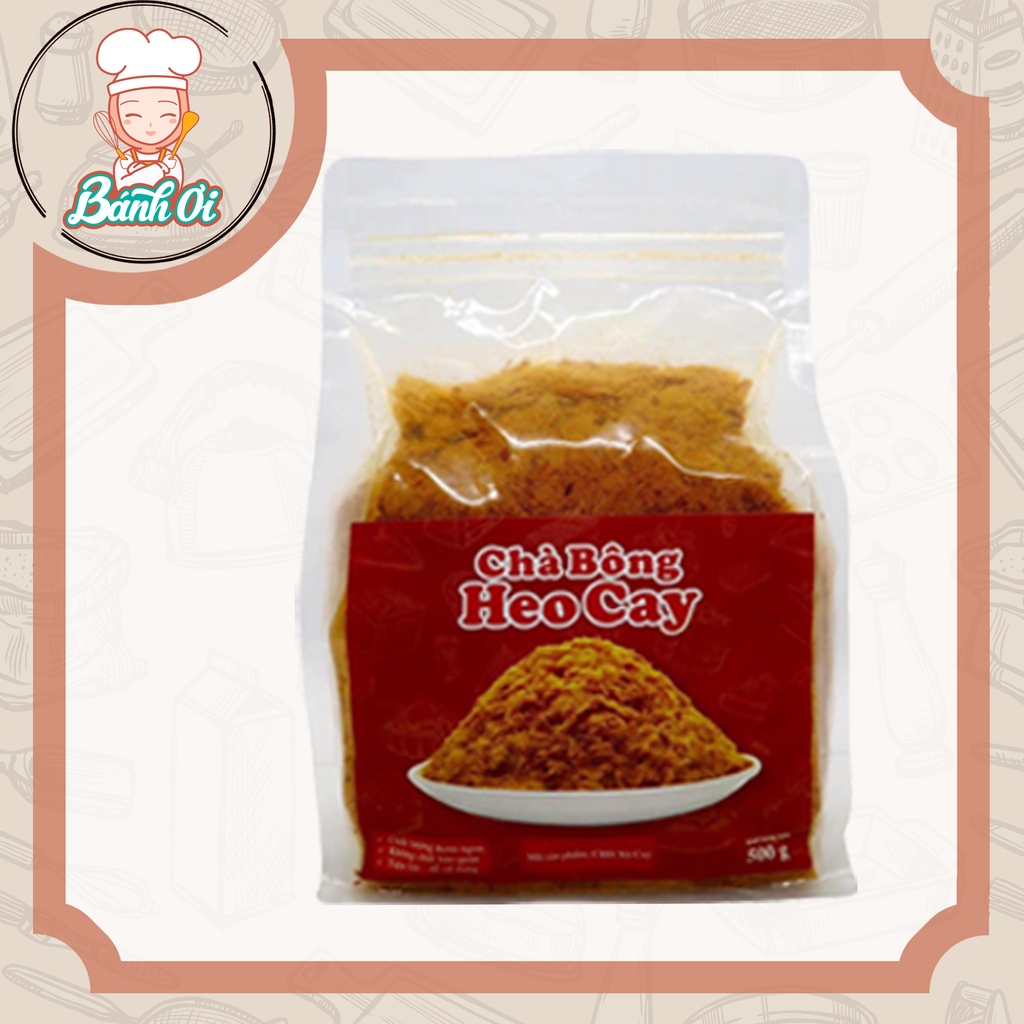 Chà Bông Heo Xù Cay 500g