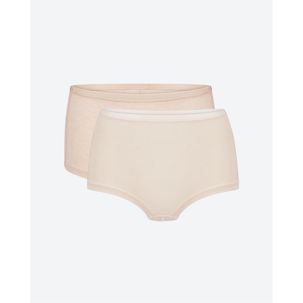 Set 2 chiếc quần lót bé gái lớn dáng boxer sợi bông hữu cơ - Organic and Natural Life by Mimi