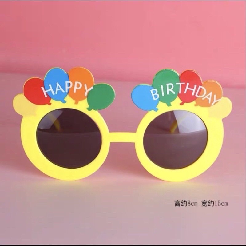 [ Hot Trend] Kính happy birthday, phụ kiện chụp ảnh kute dễ thương