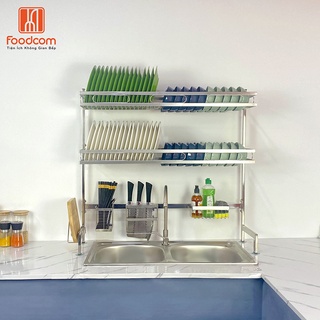 Kệ chén bát thông minh để bồn rửa - Foodcom - Made in Việt Nam - Nhiều size