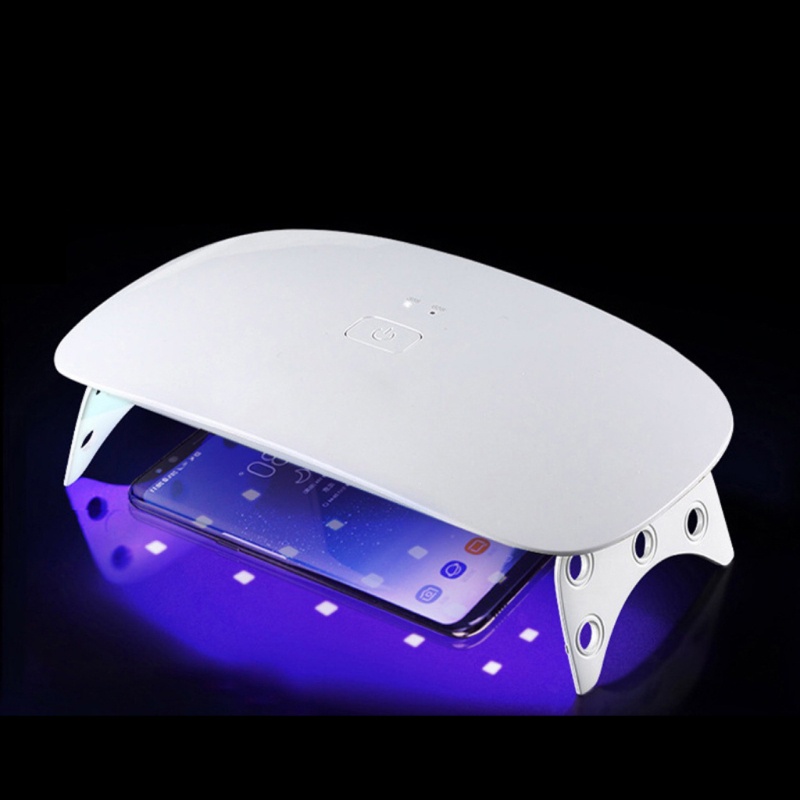 Sa Đèn Led UV Sấy Khô Sơn Móng Tay Chuyên Nghiệp Kèm Cáp USB 3 T