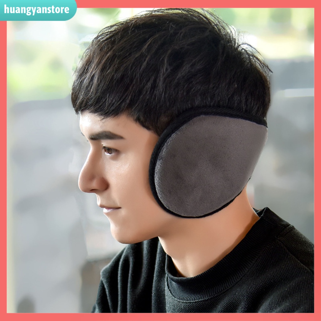 HY| Bông chụp tai giữ ấm linh hoạt cho nam tùy chọn màu sắc