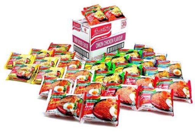 Thùng 40 gói mì xào khô indomie mix 2 vị ( bò và đặc biệt) | BigBuy360 - bigbuy360.vn