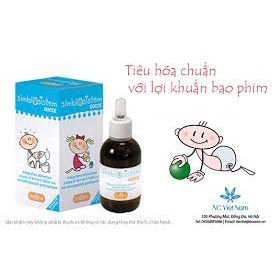 Men vi sinh Simbiosistem Gocce đặc hiệu cho các rối loạn hệ tiêu hóa ở trẻ em Men Vi Sinh Nhỏ Giọt Simbiosistem Gocce
