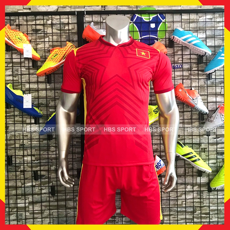 Đồ Đá Banh Việt Nam Màu Đỏ 2022, Áo Bóng Đá Đẹp - HBS SPORT