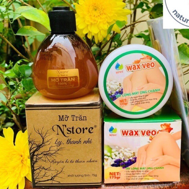 Combo Wax Veo+ Mỡ trăn triệt lông [chính hãng]