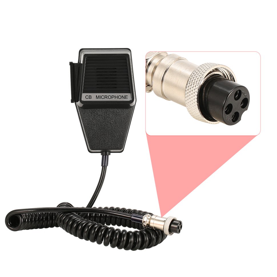 【SUN】CM4 CB Radio Speaker Microphone For Uniden Automatic Walkie Talkie Microphone