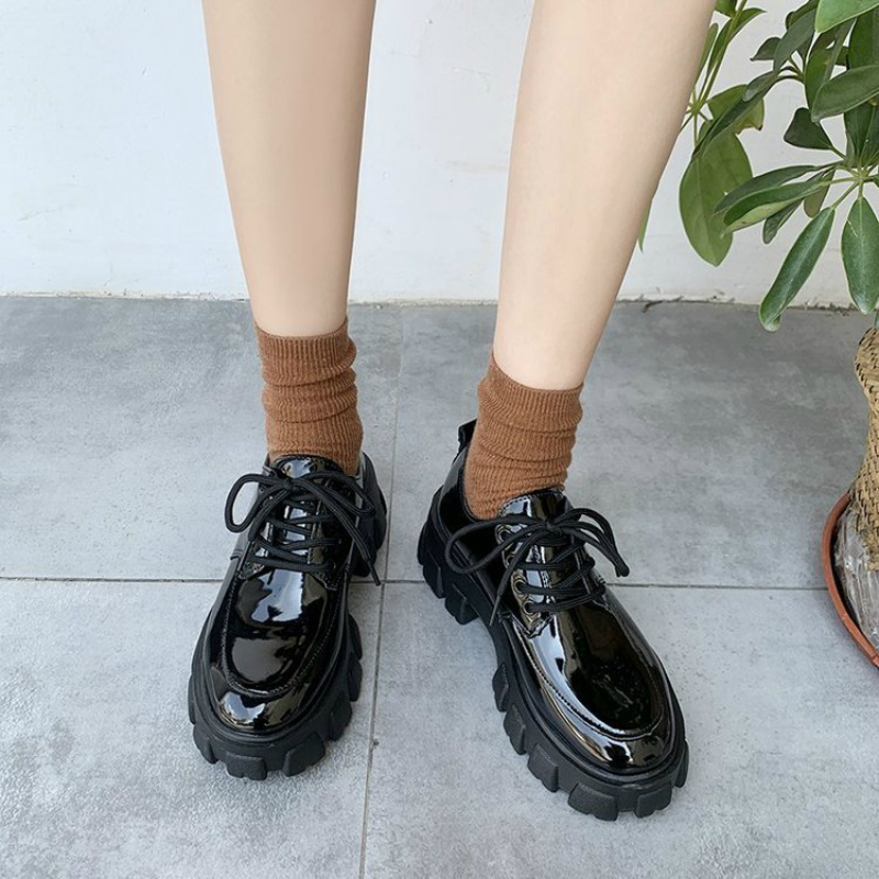 Giày bốt da dây cột phong cách Hàn Quốc cho nữ | BigBuy360 - bigbuy360.vn