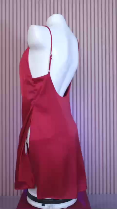 Váy Ngủ Lụa Satin Cao Cấp Đổ Ngực Xẻ Vạt Quyến Rũ EVA131 | BigBuy360 - bigbuy360.vn