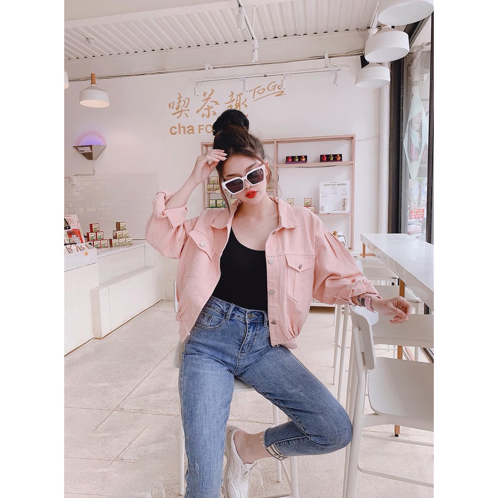 🌟HCM🌟🌺FREESHIP 99K🌺️ >---> Áo Jeans Kaki Nữ Nút Sau Màu Xanh Rêu AKKN01<---< Mina-Fashion ⚡⚡⚡⚡⚡ | BigBuy360 - bigbuy360.vn