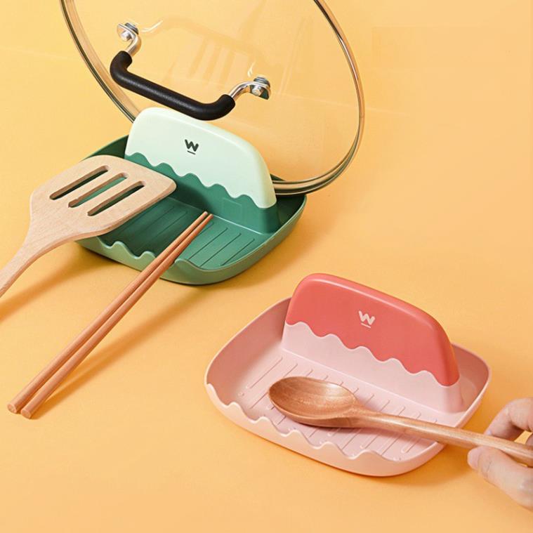 Giá Đỡ Nắp Nồi Đa Năng Tiện Dụng Cho Nhà Bếp (Chất Liệu Nhựa An Toàn)-Loại đẹp