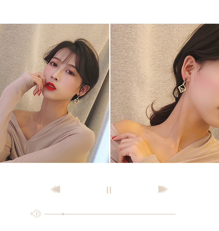 Bông Tai Bạc S925 Kiểu Dáng Thanh Lịch Chất Lượng Cao