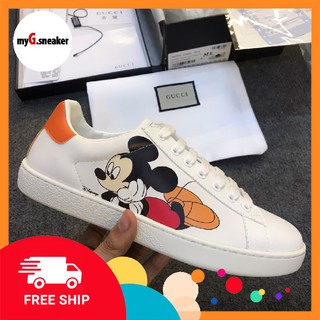 [Full Phụ kiện + Video]  Giày Gucci chuột Mickey cao cấp