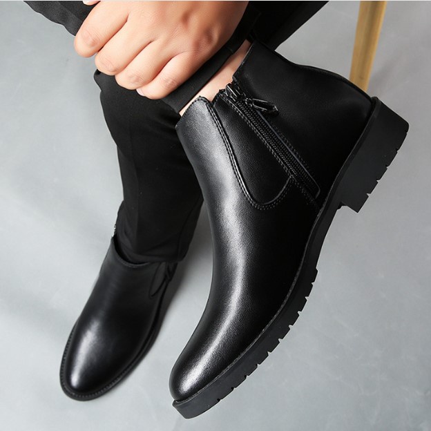 Giày Boot Nam - Chelsea Boots Nam Khóa Kéo WINTER GN339