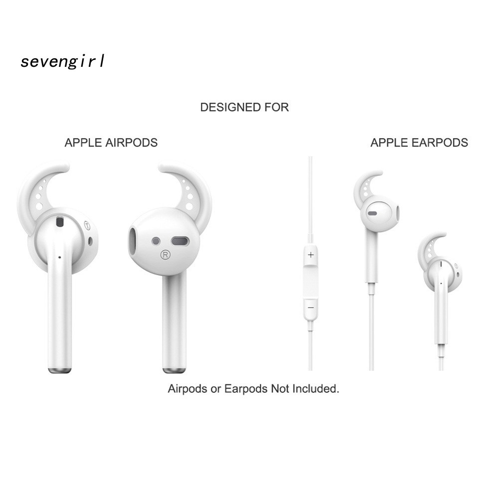 2 Nút Tai Nghe Bằng Silicon Chống Thất Lạc Cho Airpods 1 2