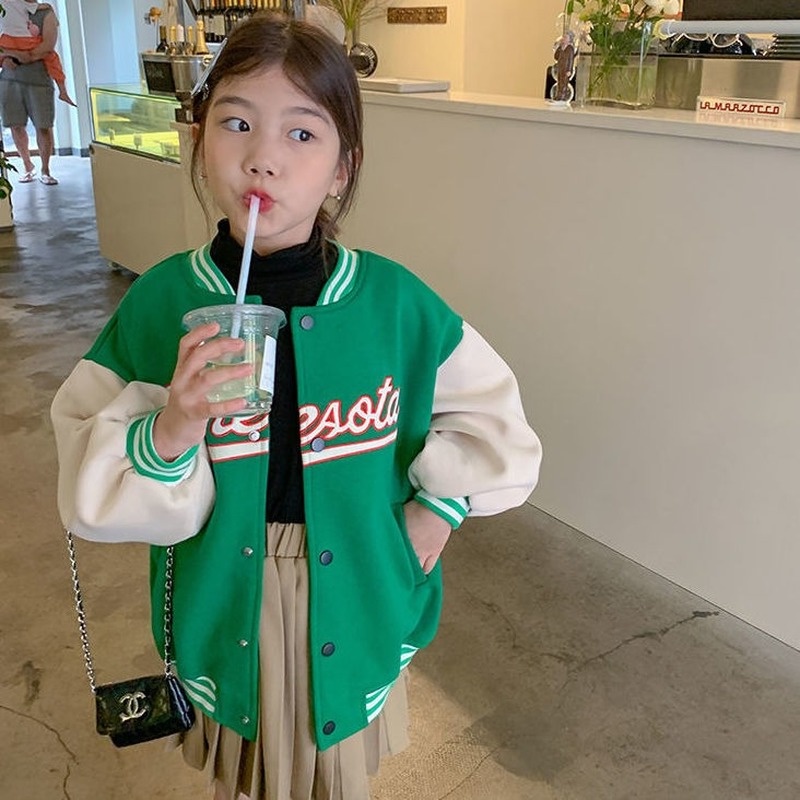Áo Khoác Thể Thao Form Rộng Thời Trang Mùa Thu Cho Bé