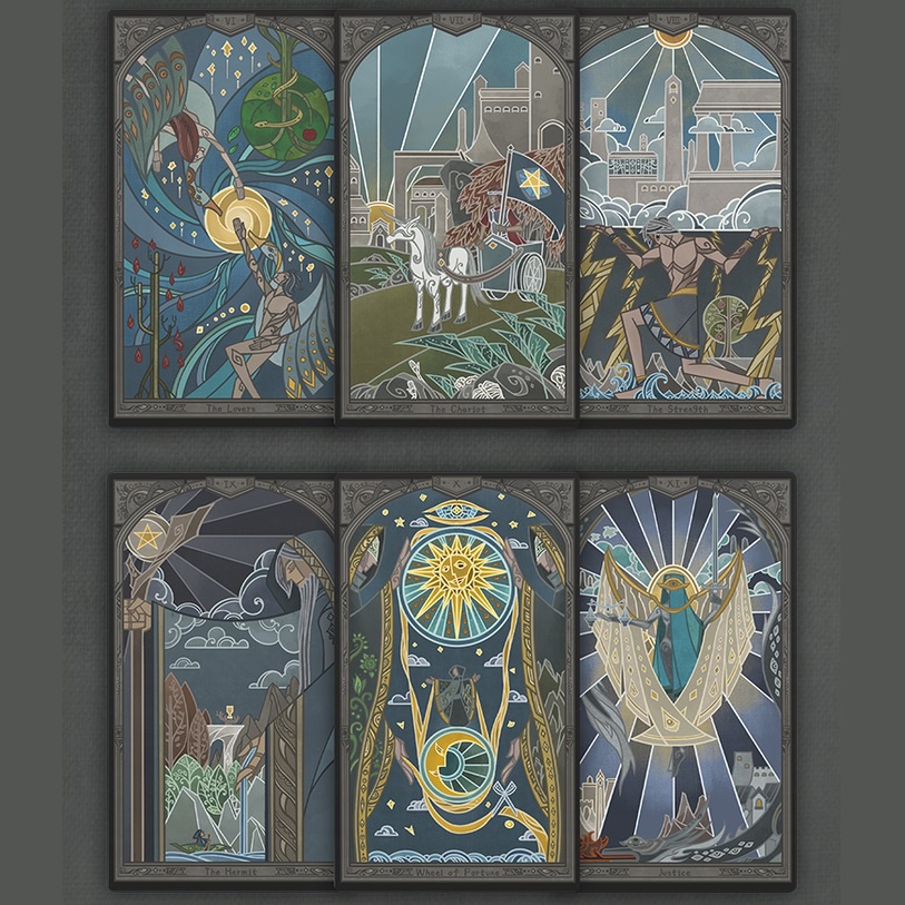 Bài Broken Mirror Tarot 5th Edition Emerald