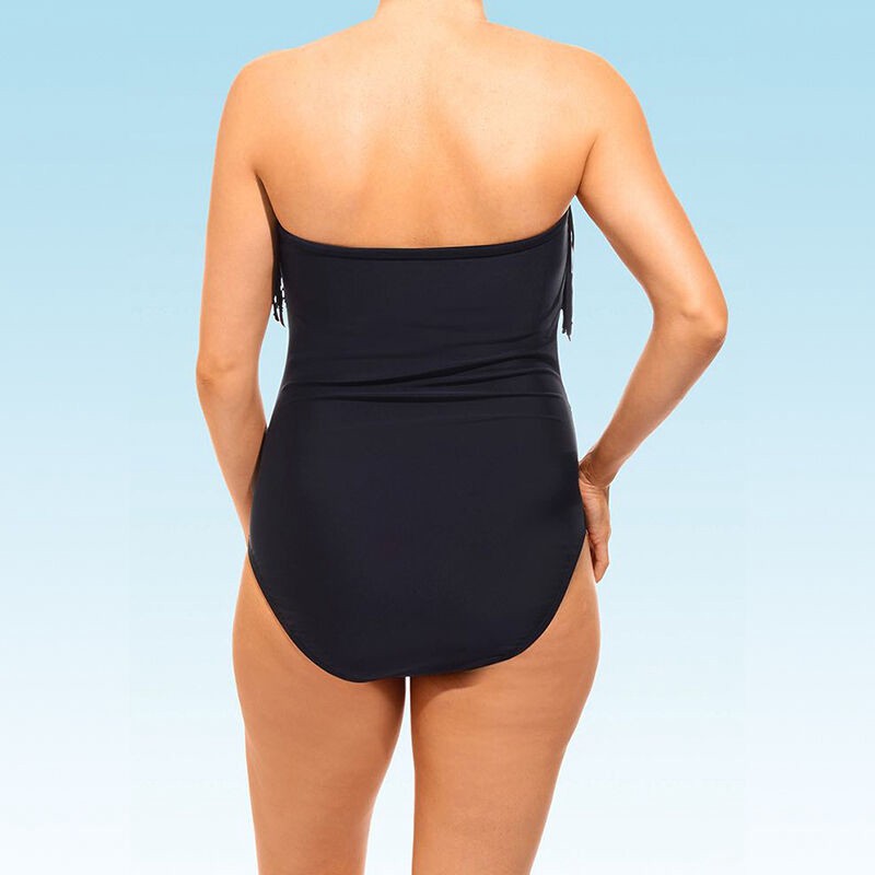 Áo Tắm Một Mảnh Không Dây Màu Đen | BigBuy360 - bigbuy360.vn