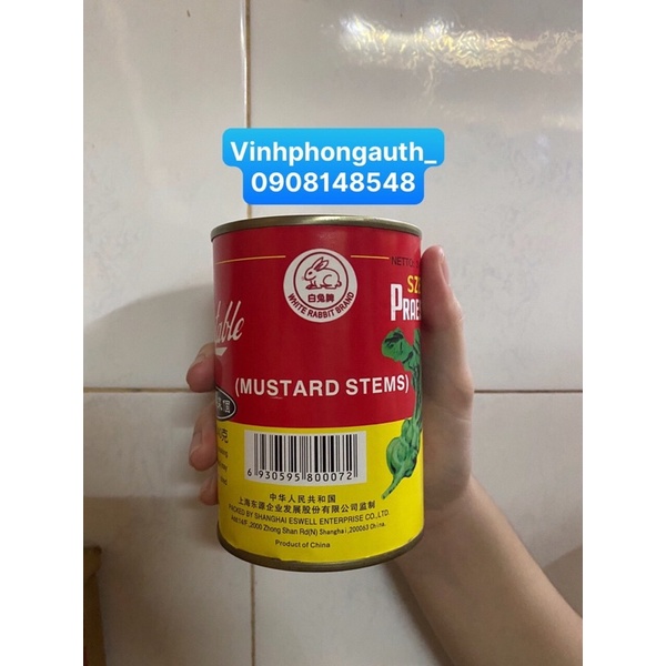 CẢI TỨ XUYÊN (CHA XOI) LON 340G