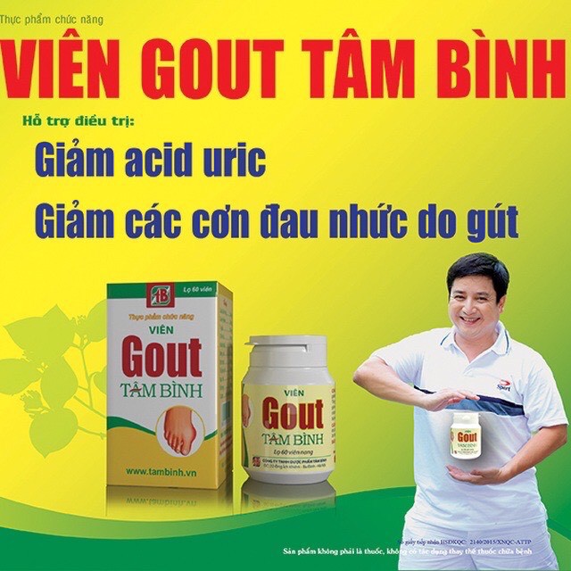 Viên gout Tâm Bình - Hộp 60 viên