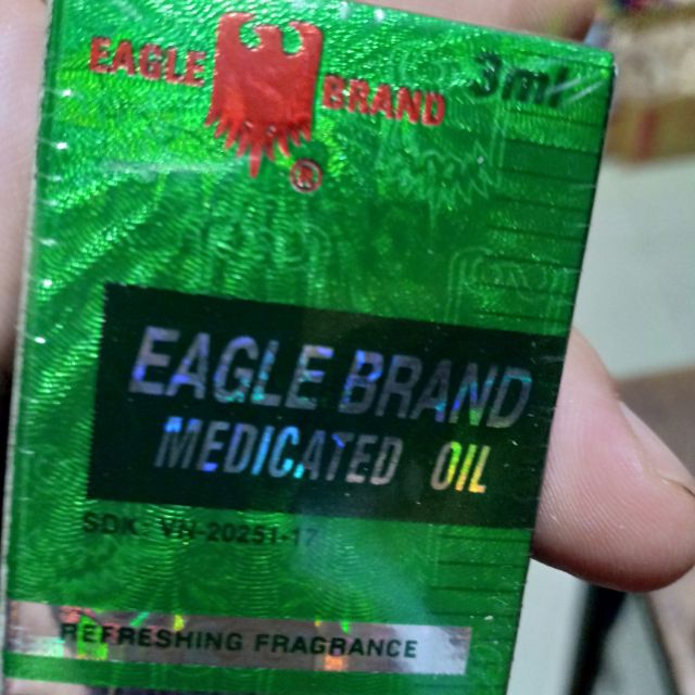 Dầu gió xanh Eagle Brand 3ml - Singapore loại 1 xịn 100%