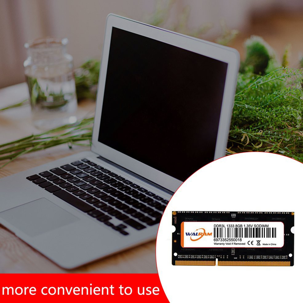 Mô Đun Bộ Nhớ Ddr3L 8gb 1333mhz Pc3L-10600 204pin Dành Cho Laptop | BigBuy360 - bigbuy360.vn