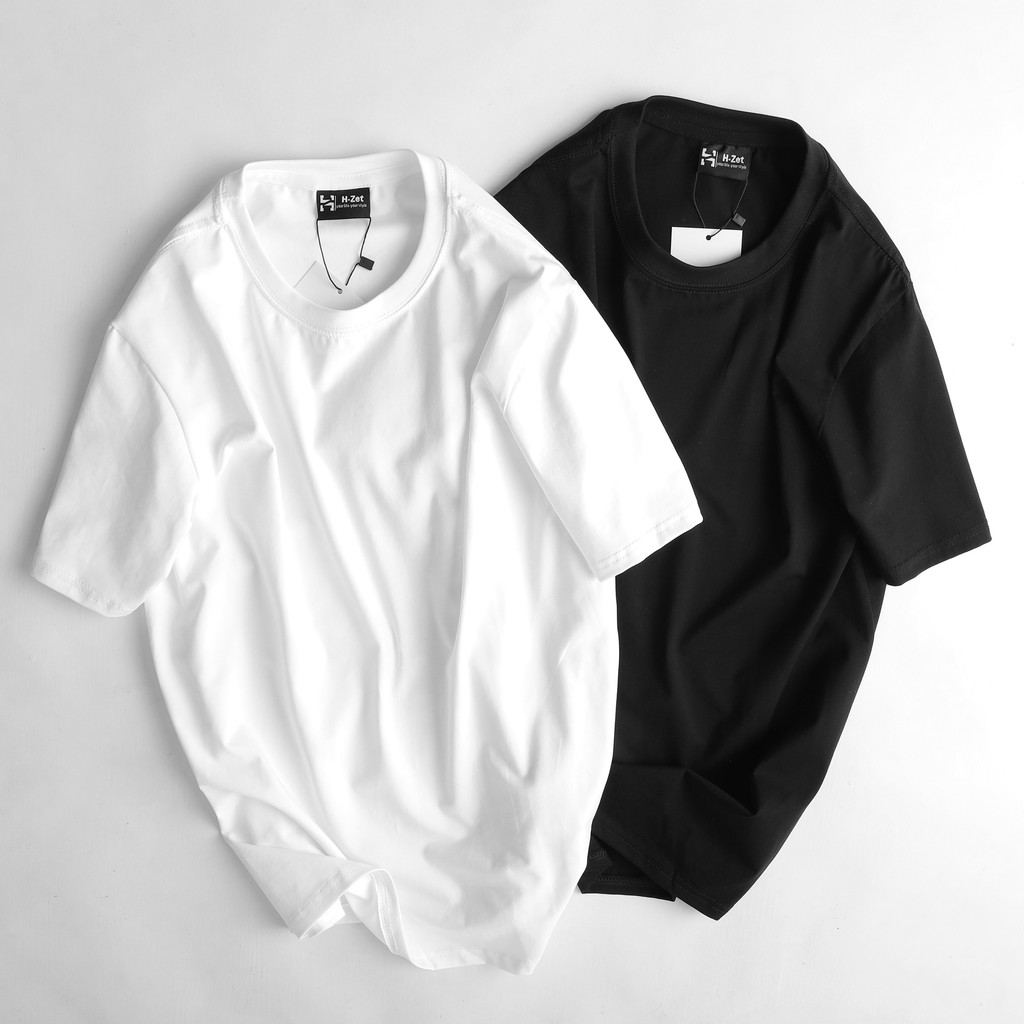 Áo thun nam H-Zet basic, chất vải 100% cotton co giãn 4 chiều