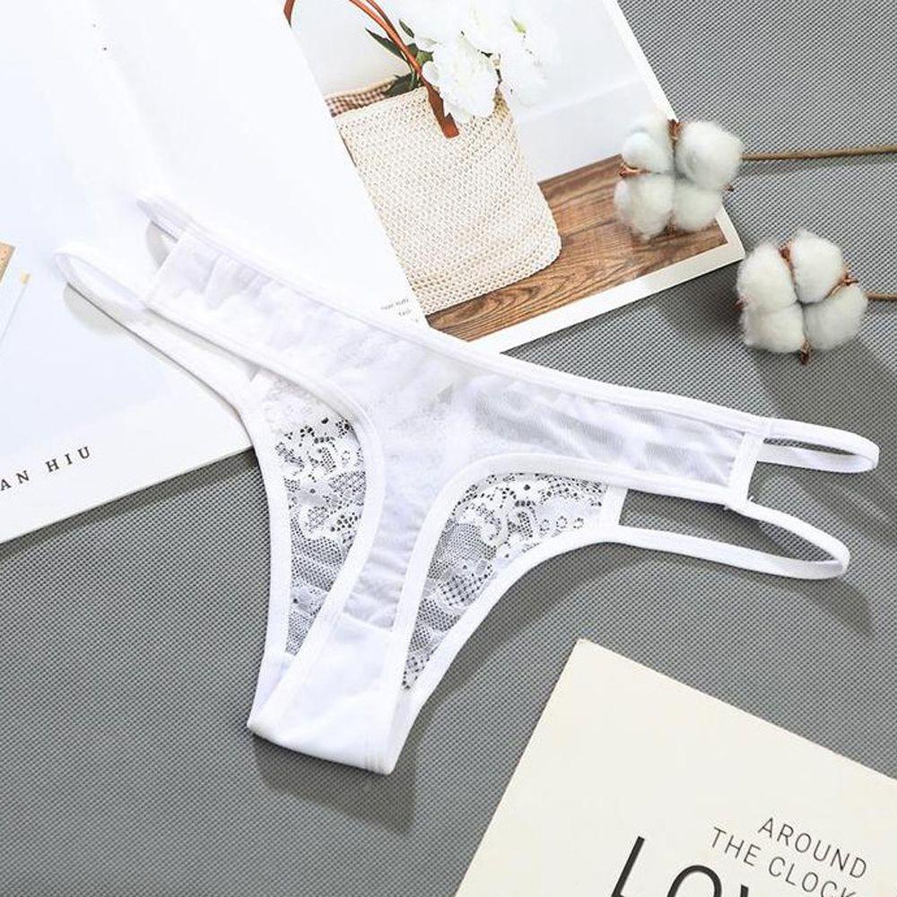 Quần Lót Phối Ren Thoáng Khí Lưng Thấp WMES15H