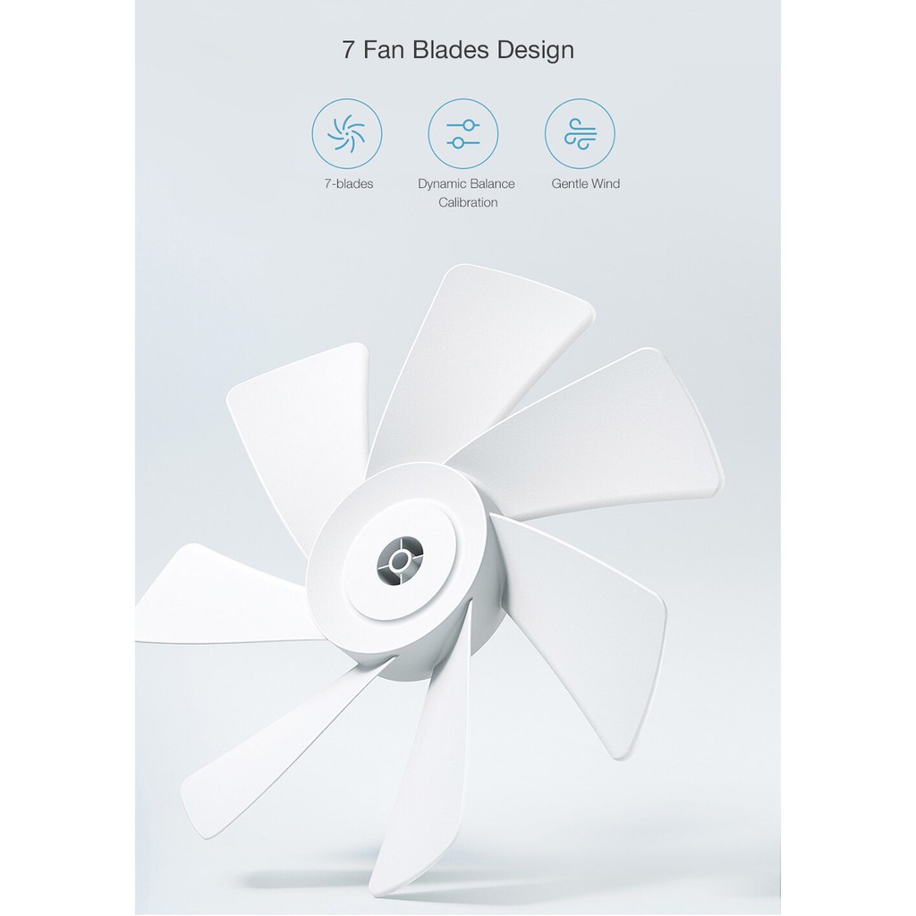 Quạt cây kèm pin 2800 mAh # Xiaomi wireless Floor Fan 2S (with battery)