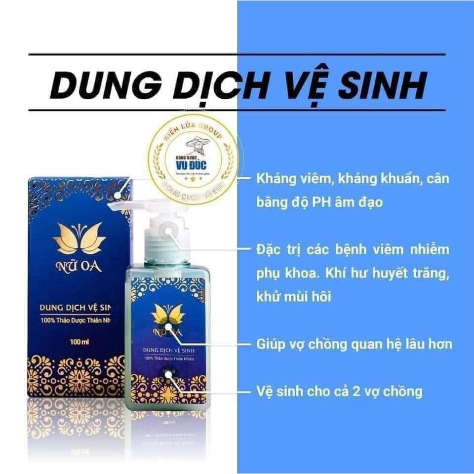 HÀNG CÔNG TY- Dung Dịch Vệ Sinh Nữ Oa- Bầu bì, mang thai dùng được, 100% từ thiên nhiên