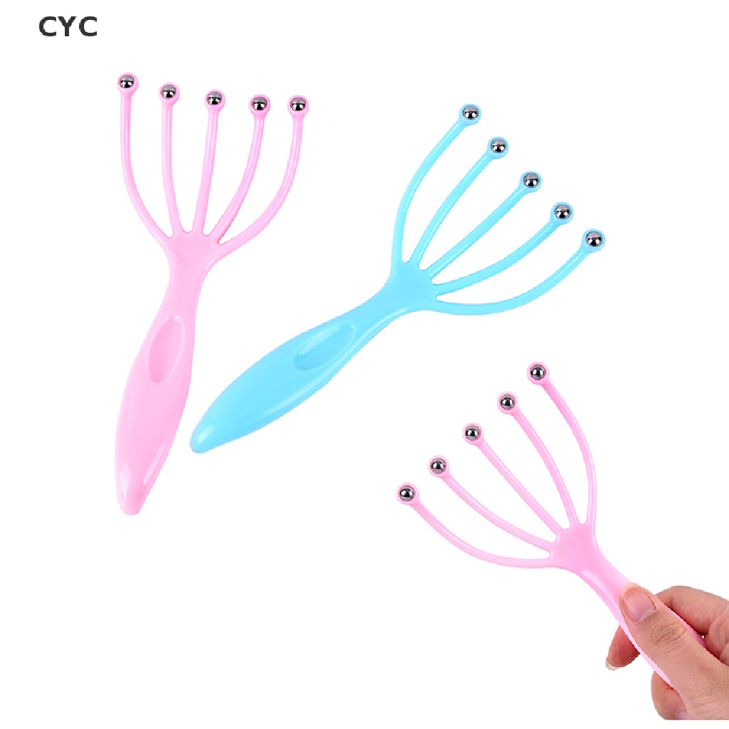 CYC Scalp massager Steel Ball Head Massage Relaxation Five Finger Massager for head CY