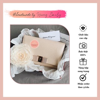 Hoa mẫu đơn cài áo -Tag cài áo đẹp cao cấp HS03