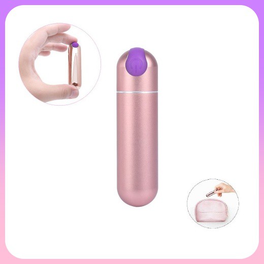 Gậy Châm Cứu Mát Xa Rung Điện 24K Không Dây 12 Cấp Độ Châm Cứu Mát Xa Mini Pin Sạc Lại  FS1043