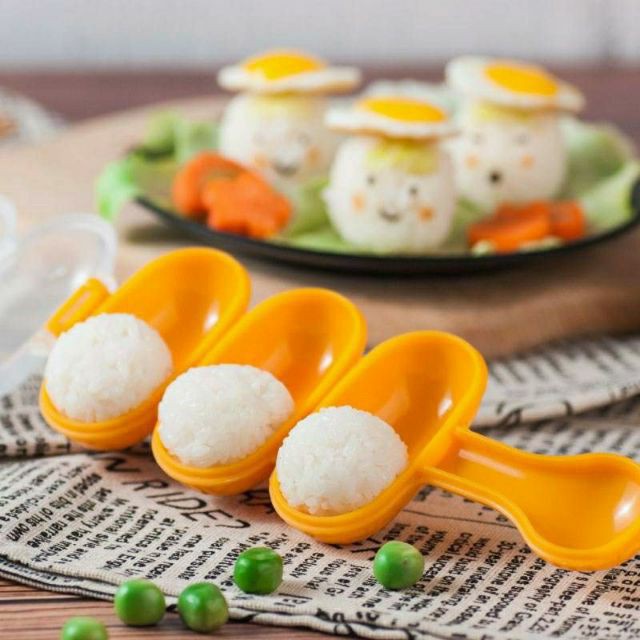 Dụng cụ làm cơm Bento - bộ khuôn lắc tạo hình cơm nắm cho bé ăn dặm kiểu Nhật PKAD02 GTT