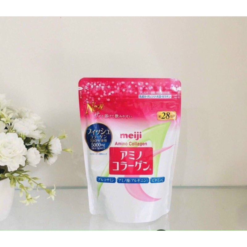 [chính hãng] Bột Collagen Meiji Amino Nhật Bản 5000mg