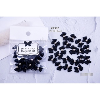 Charm nơ chấm nhũ trang trí đính móng ( bán lẻ 1 cái )