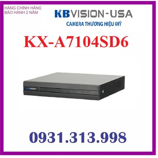 Đầu ghi hình 4 kênh 5 in 1 kbvision kx-a7104sd6