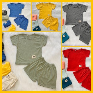 Bộ cotton HM cho bé trai bé gái