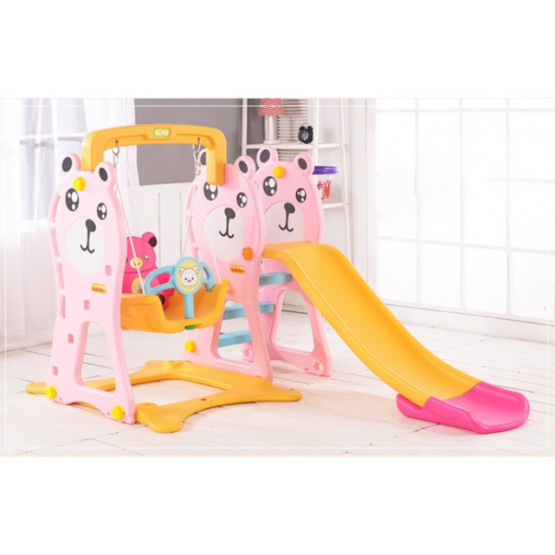 Cầu trượt trẻ em và Xích đu Toys House 180*120*124cm [100% Chính Hãng]