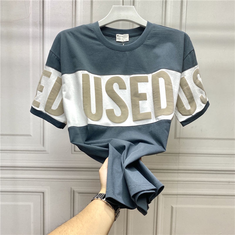 Áo Thun 100% Cotton Tay Ngắn Thời Trang Mùa Hè Hàng Mới Dành Cho Nam Và Nữ 2022