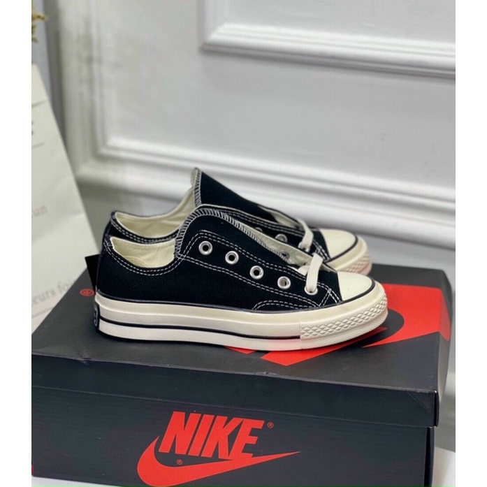 Giày converse 1970 đen cao cổ , thấp cổ  , Giày cv 11 Thể thao nam nữ sneaker lót xanh