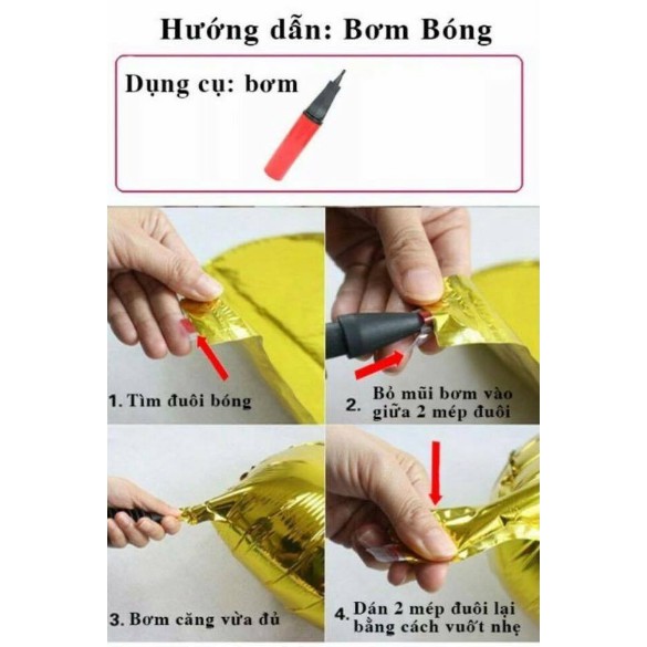 BÓNG CHỮ BÓNG SỐ bong bóng nhôm (inbox chữ/ số và màu bóng)