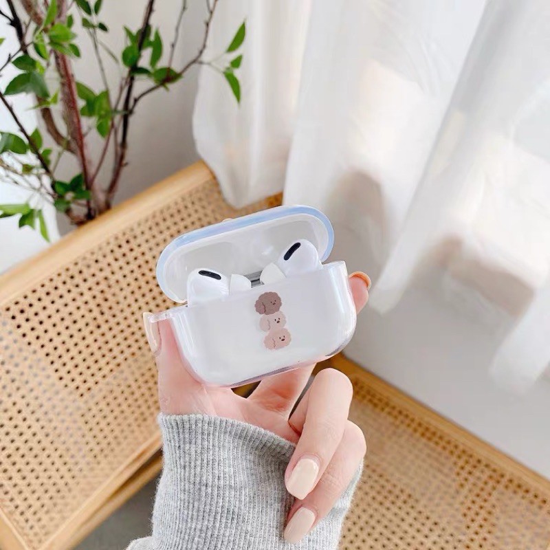 20+ mẫu vỏ trong bảo vệ bao đựng tai nghe airpods 1 2 PRO - Ốp airpods chống va đập, trong suốt in hình