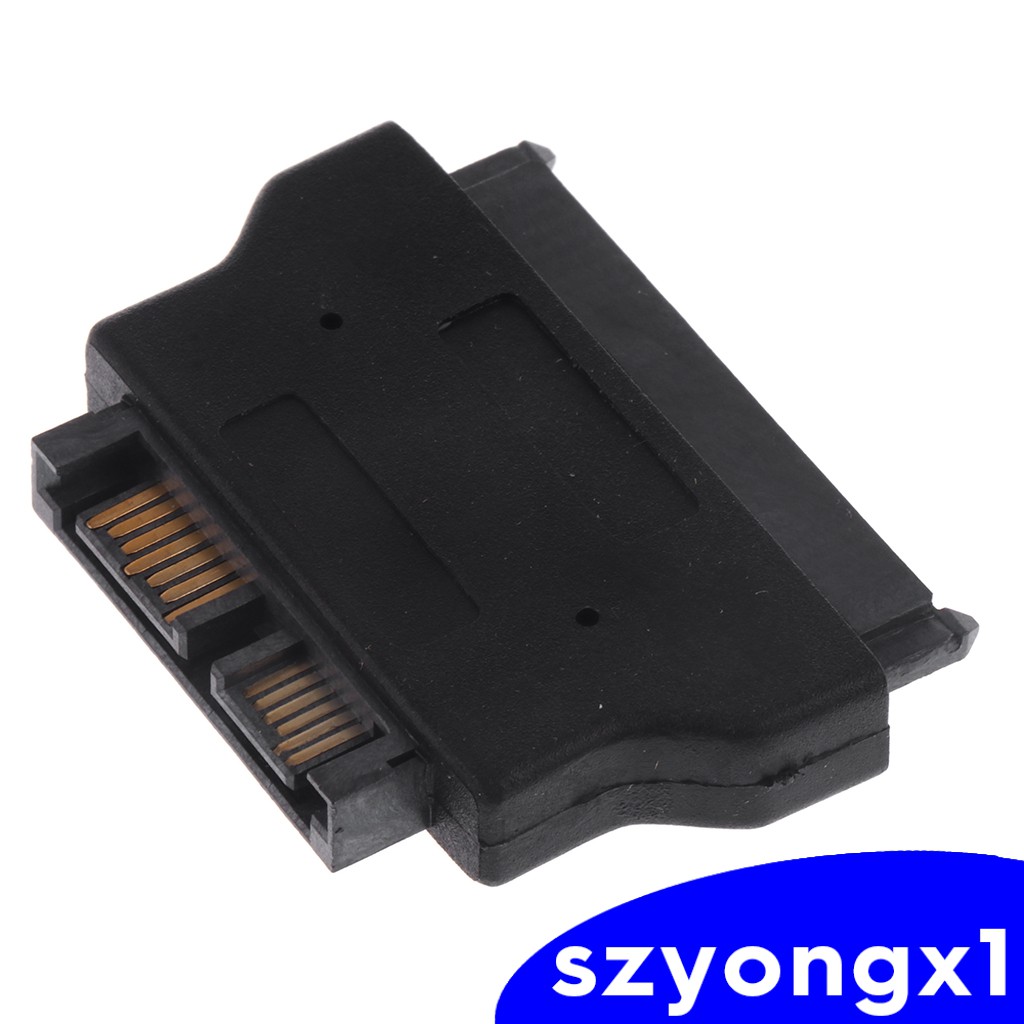 Đầu Chuyển Đổi 2.5 / 3.5 '' Inch Sata 22pin Female Sang Slim Sata 13pin Male