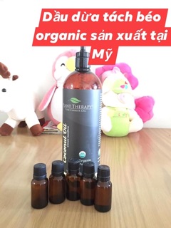Dầu dừa hữu cơ tách béo