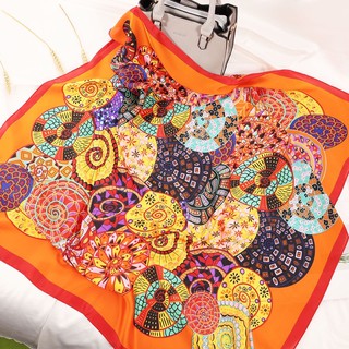 Khăn choàng cổ lụa vuông size 90x90cm Khăn làm áo