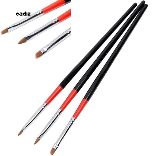 [Hàng mới về] Bộ 3 cây cọ vẽ trang trí nghệ thuật móng tay chuyên dụng