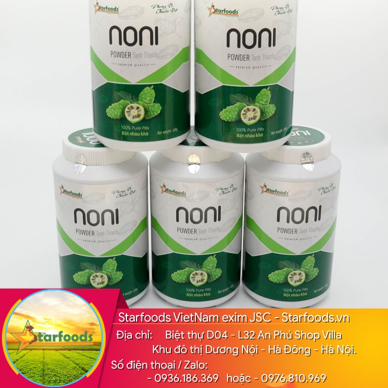 Bột trái nhàu khô nhà làm - Noni Tâm Thành - hộp nhựa 400g | BigBuy360 - bigbuy360.vn