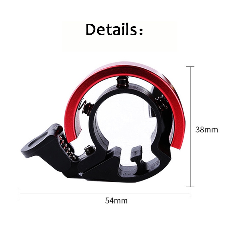 Chuông báo gắn tay lái xe đạp bằng hợp kim nhôm