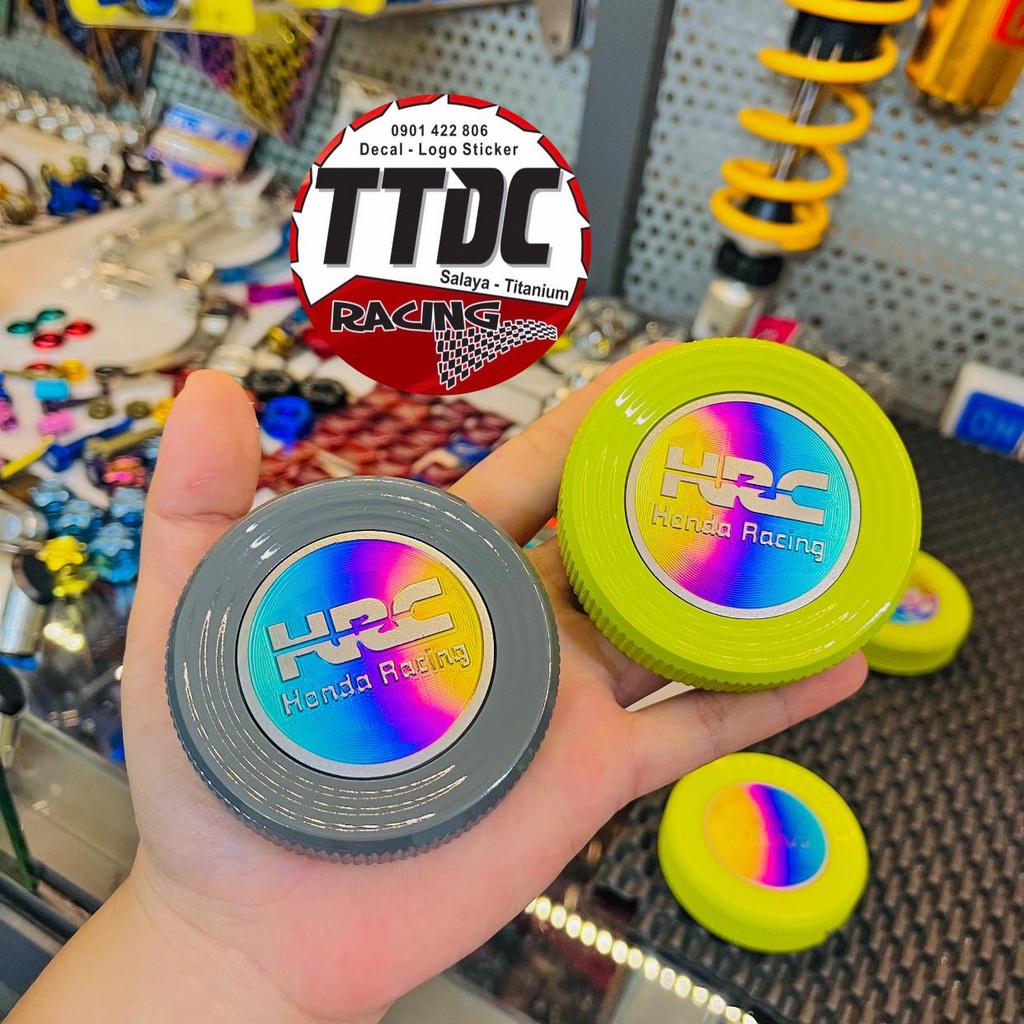 Nắp bình xăng cnc tem logo titan gắn mọi dòng xe ✌